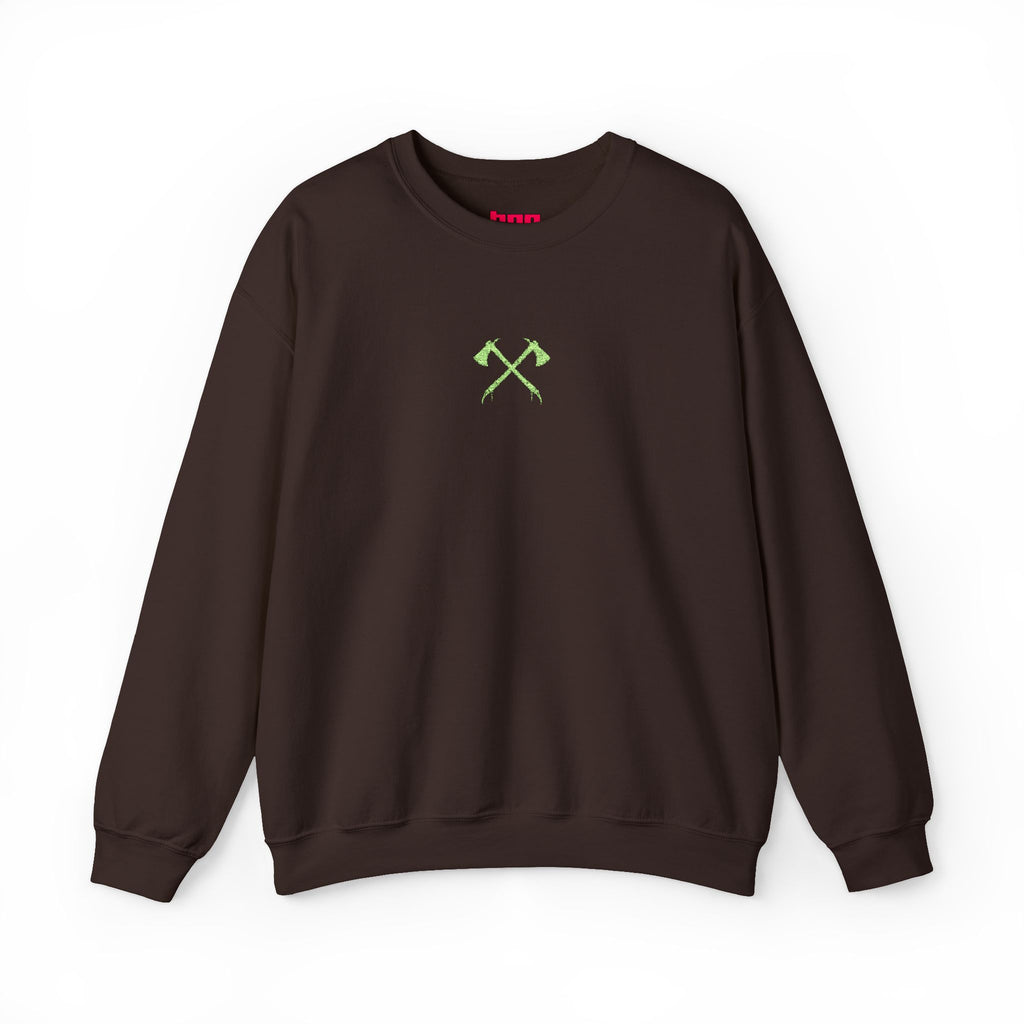Minimalist Crossed Axes Sweatshirt