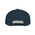 Shadow Embroidered Flat Bill Snapback