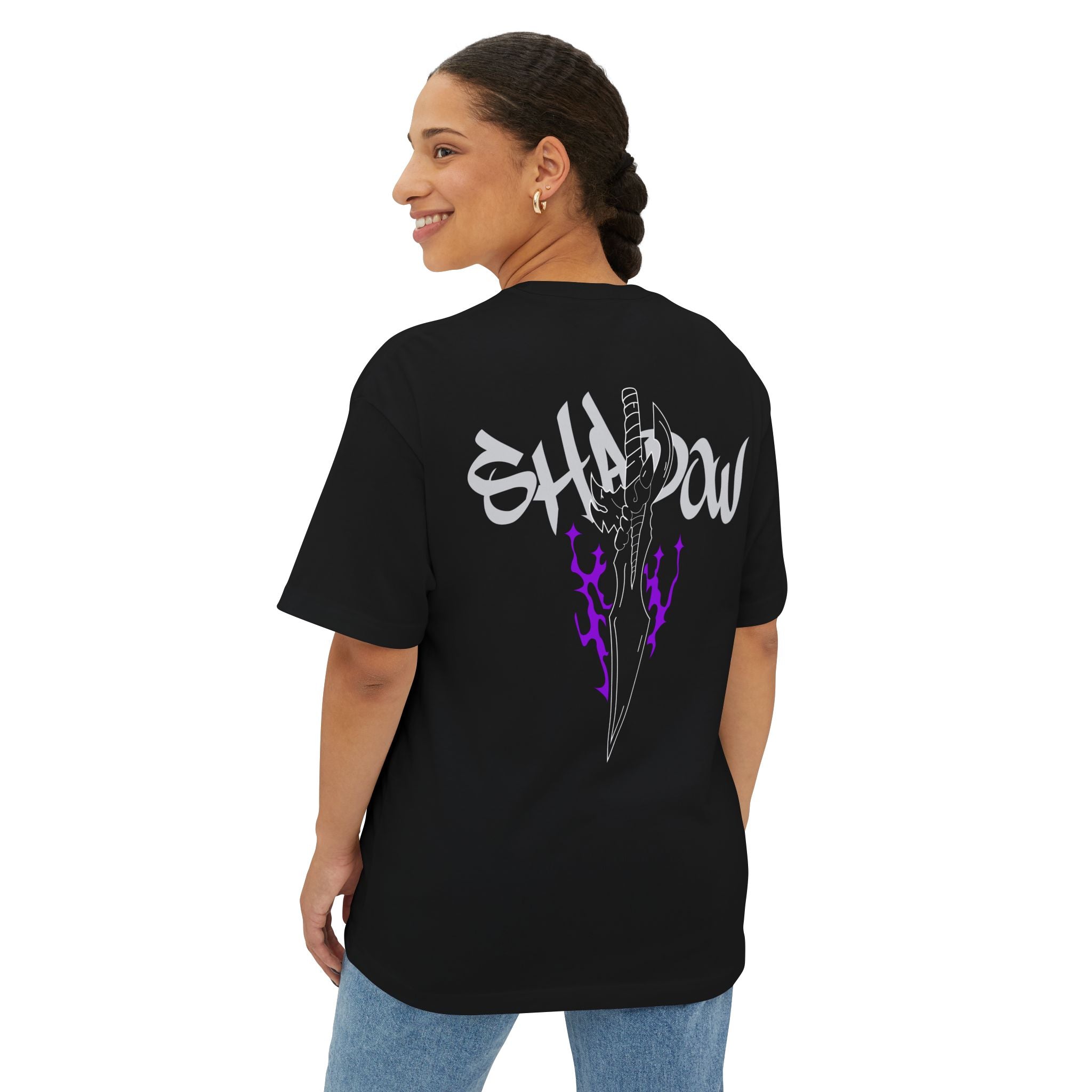 Shadow Unisex Oversized Boxy Tee