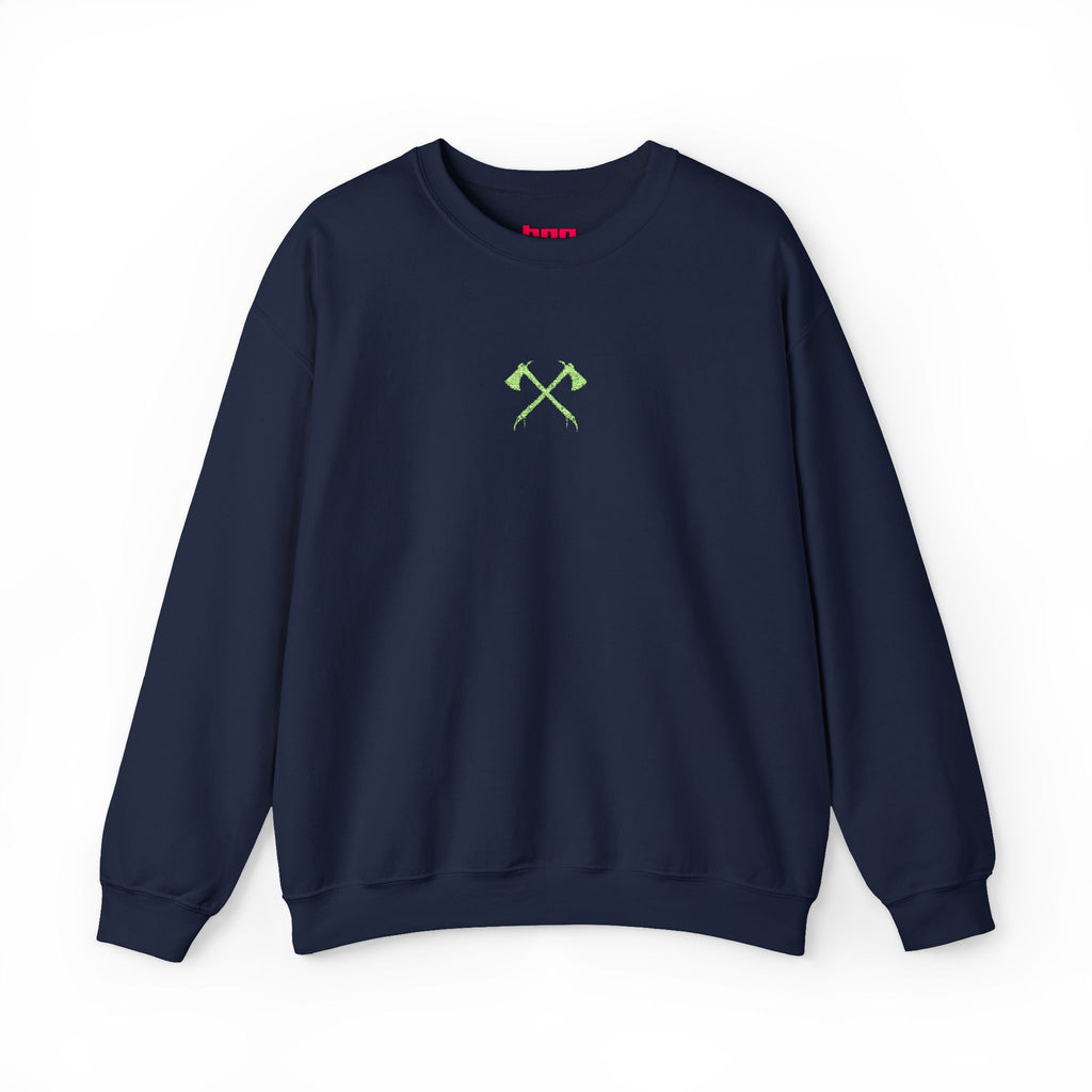 Minimalist Crossed Axes Sweatshirt