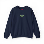 Minimalist Crossed Axes Sweatshirt