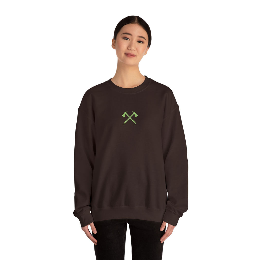 Minimalist Crossed Axes Sweatshirt