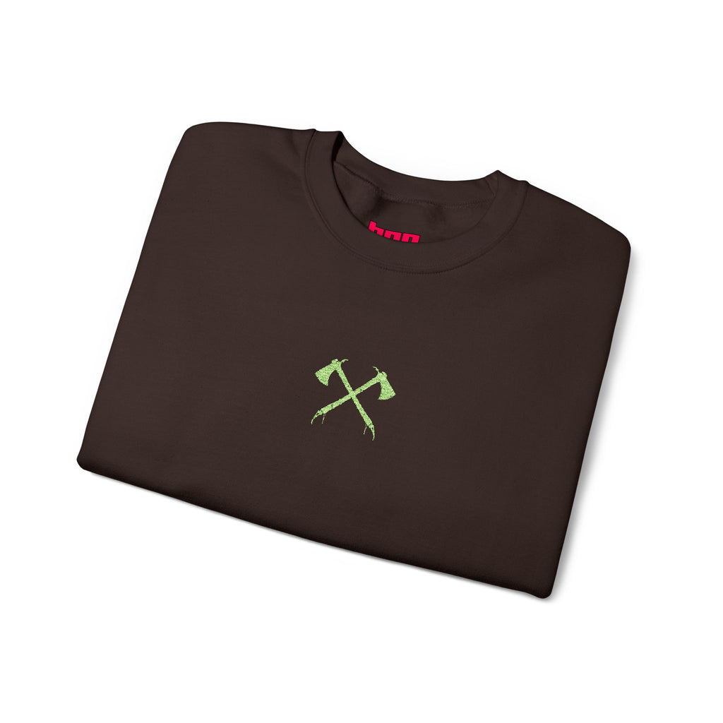 Minimalist Crossed Axes Sweatshirt