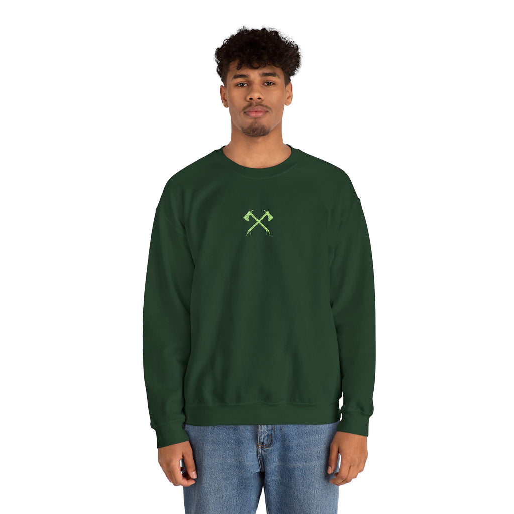Minimalist Crossed Axes Sweatshirt