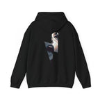 Artistic Face Back Print Hoodie