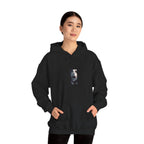 Artistic Face Back Print Hoodie