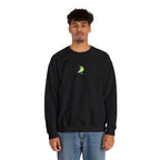 Pixelated Raven Graphic Sweatshirt