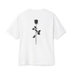 Rose T-Shirt Minimalist Black Rose