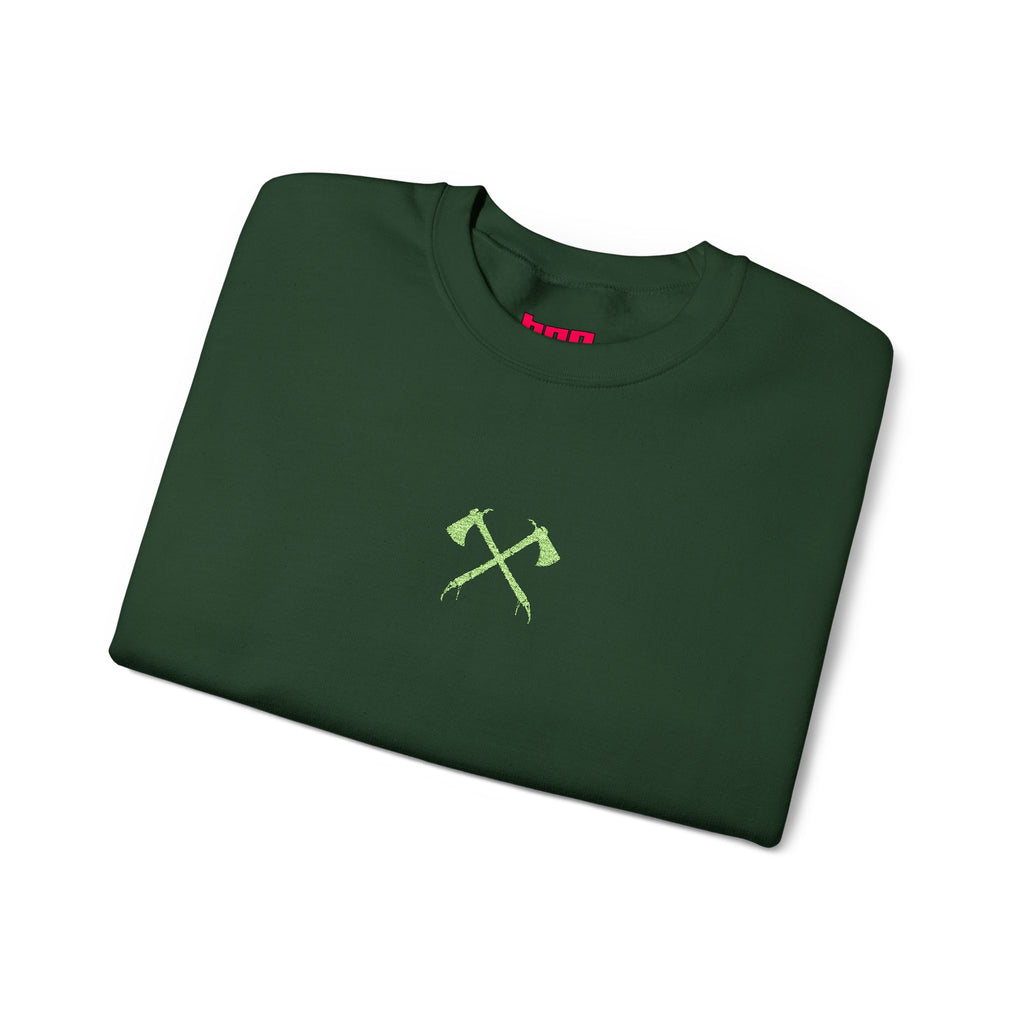 Minimalist Crossed Axes Sweatshirt