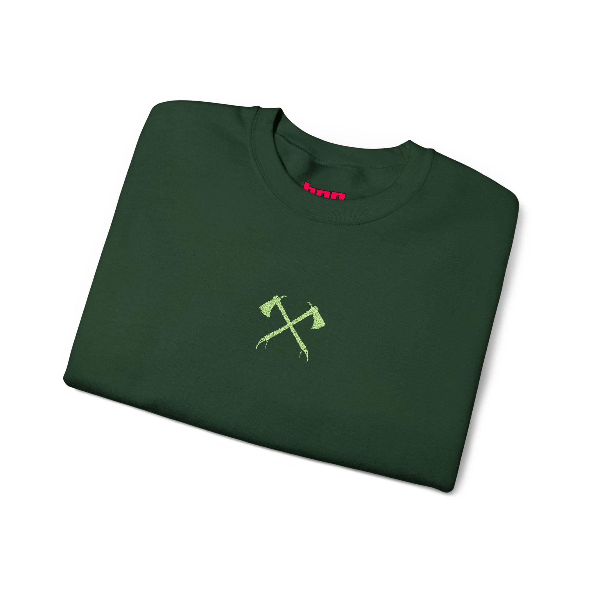 Minimalist Crossed Axes Sweatshirt