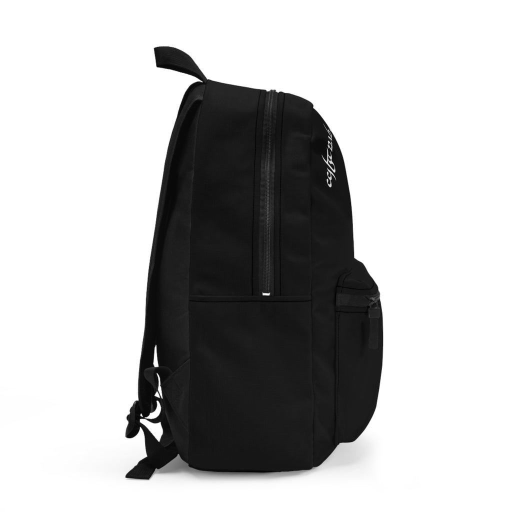 Elves - Stylish Black Quote Backpack – Everyday Use, School & Travel Gear