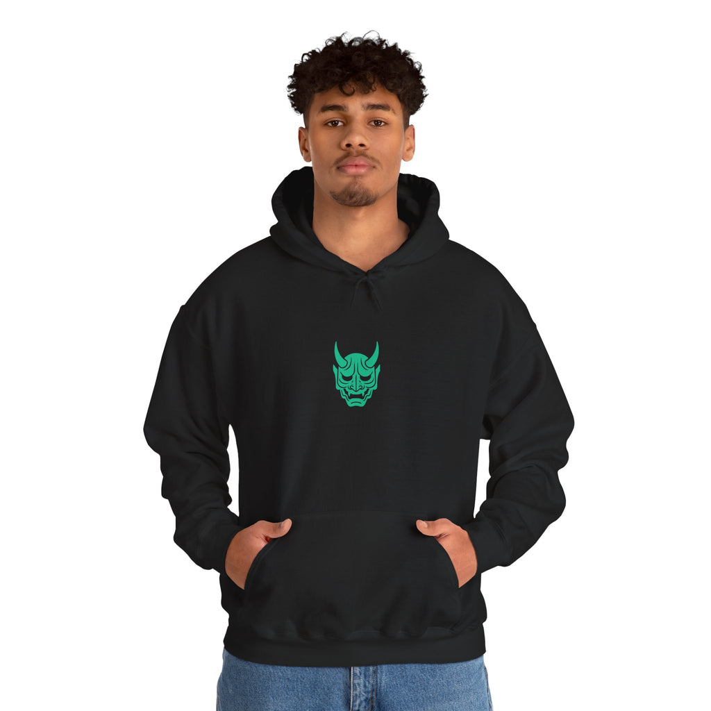 Japanese Demon Mask Hoodie