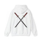Dual Katana Hoodie Japanese Warrior Streetwear