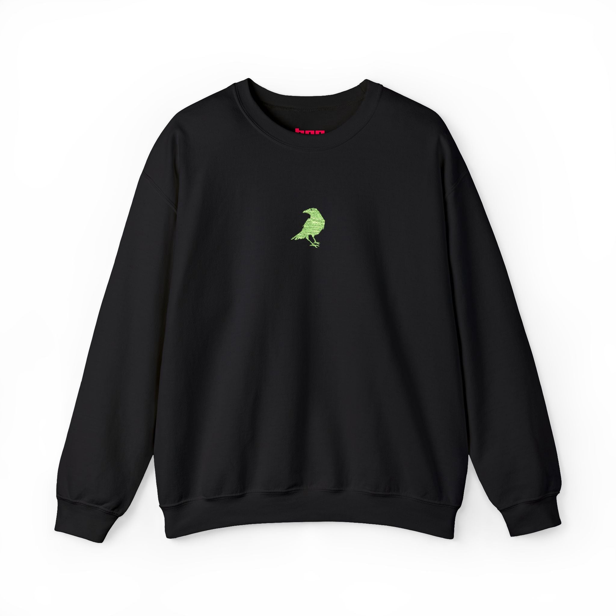 Pixelated Raven Graphic Sweatshirt